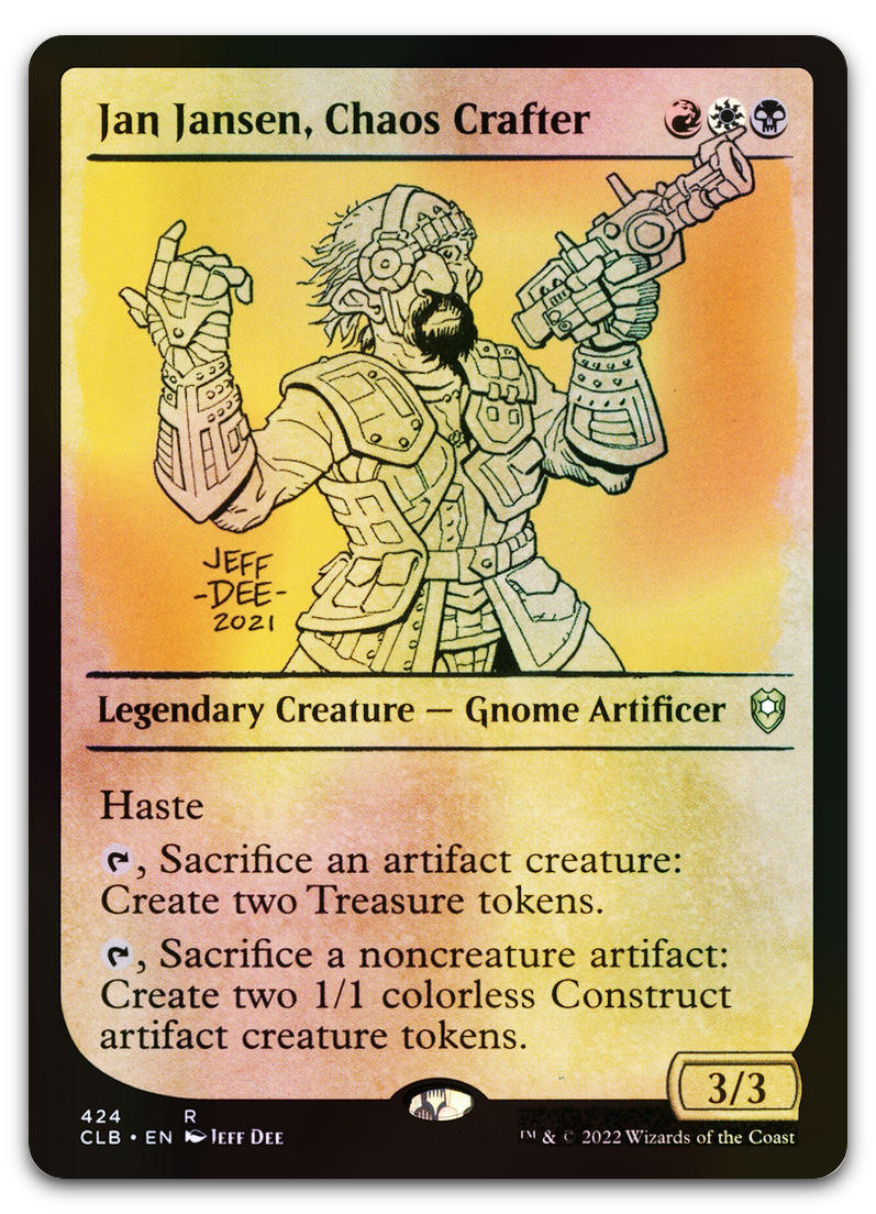 Jan Jansen, Chaos Crafter (Showcase) (Commander Legends: Battle for Baldur's Gate)