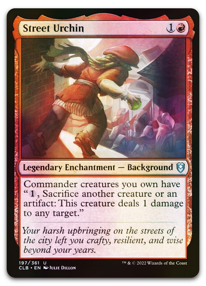 Street Urchin (Commander Legends: Battle for Baldur's Gate)