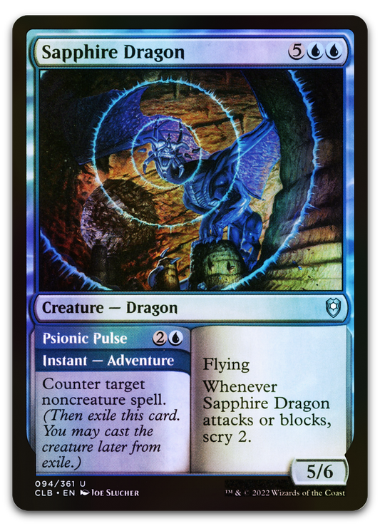 Sapphire Dragon (Commander Legends: Battle for Baldur's Gate)