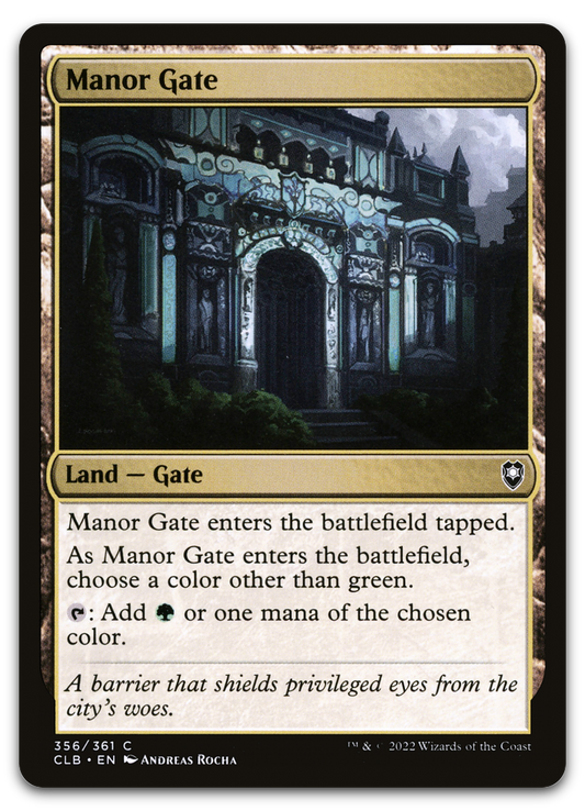 Manor Gate (Commander Legends: Battle for Baldur's Gate)