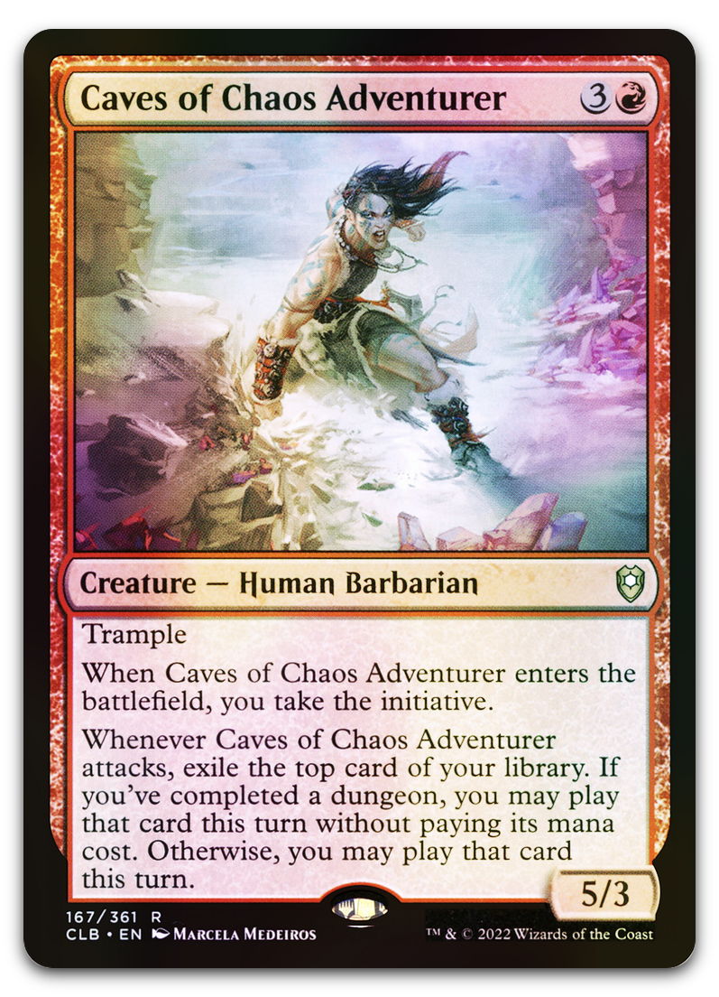 Caves of Chaos Adventurer (Commander Legends: Battle for Baldur's Gate)
