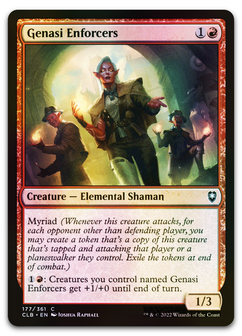 Genasi Enforcers (Commander Legends: Battle for Baldur's Gate)