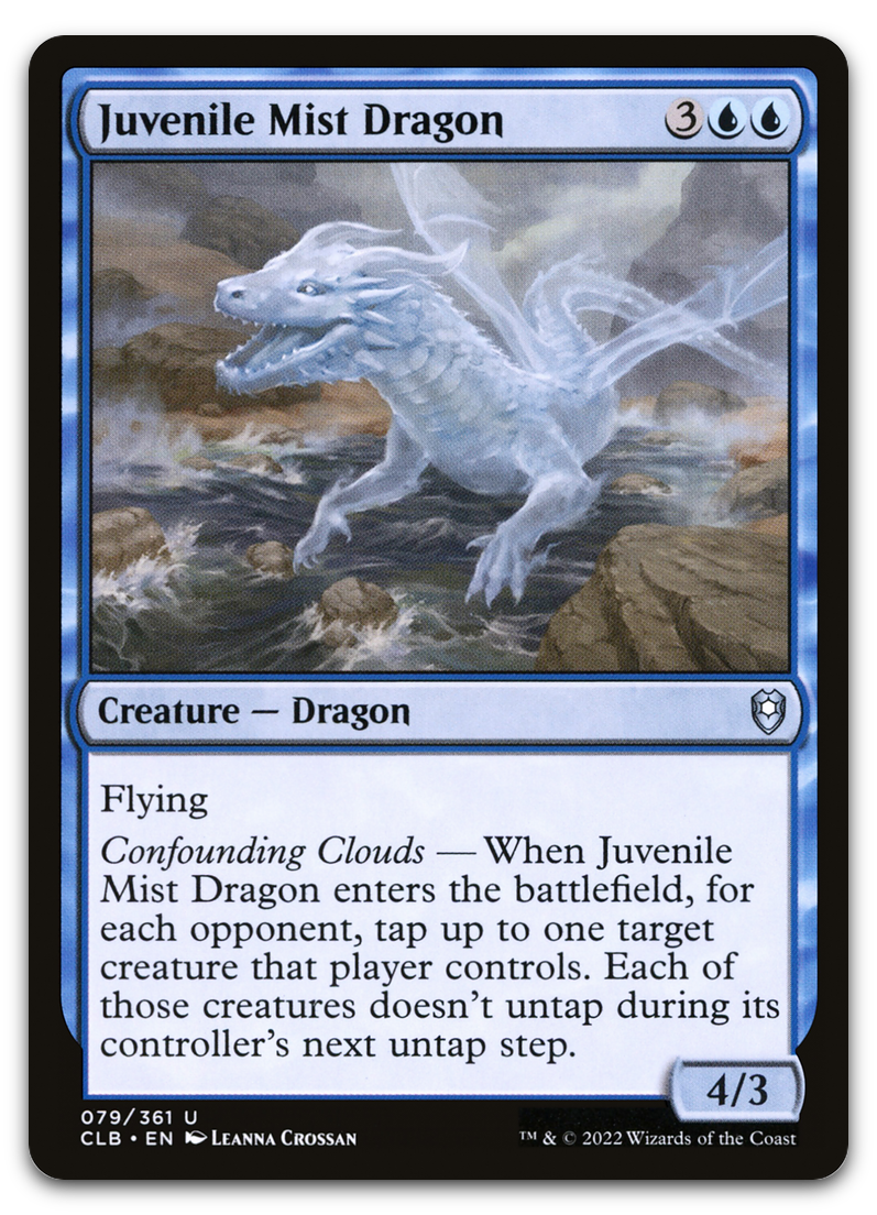 Juvenile Mist Dragon (Commander Legends: Battle for Baldur's Gate)