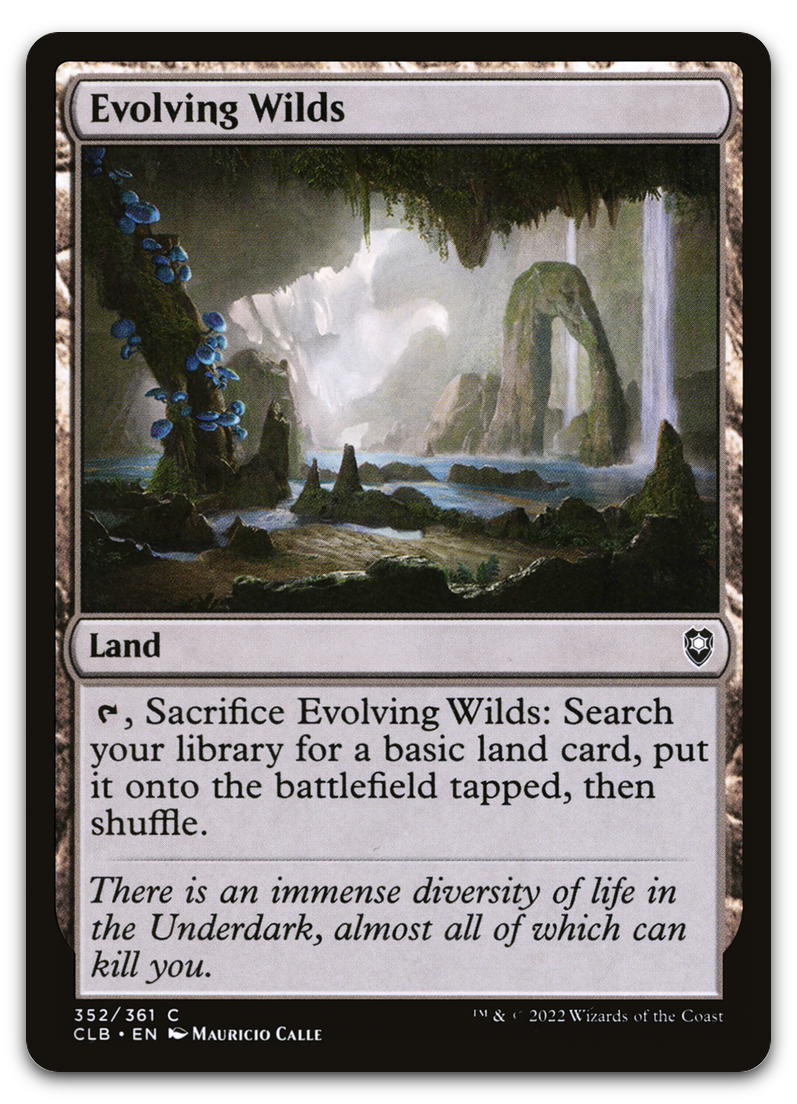 Evolving Wilds (Commander Legends: Battle for Baldur's Gate)