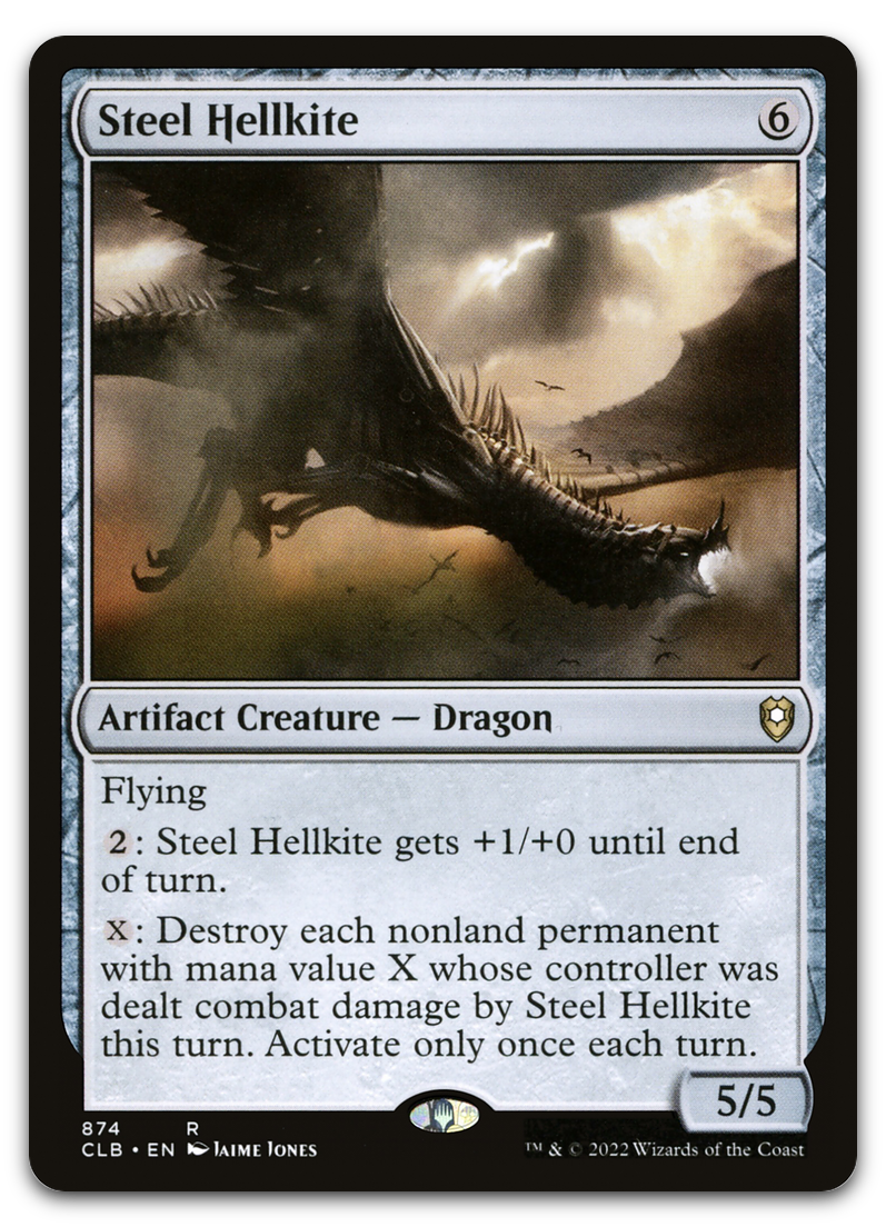 Steel Hellkite (Commander Legends: Battle for Baldur's Gate)