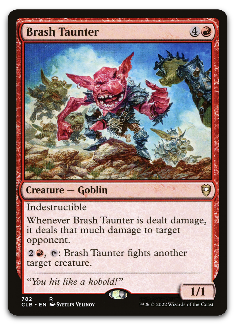 Brash Taunter (Commander Legends: Battle for Baldur's Gate)