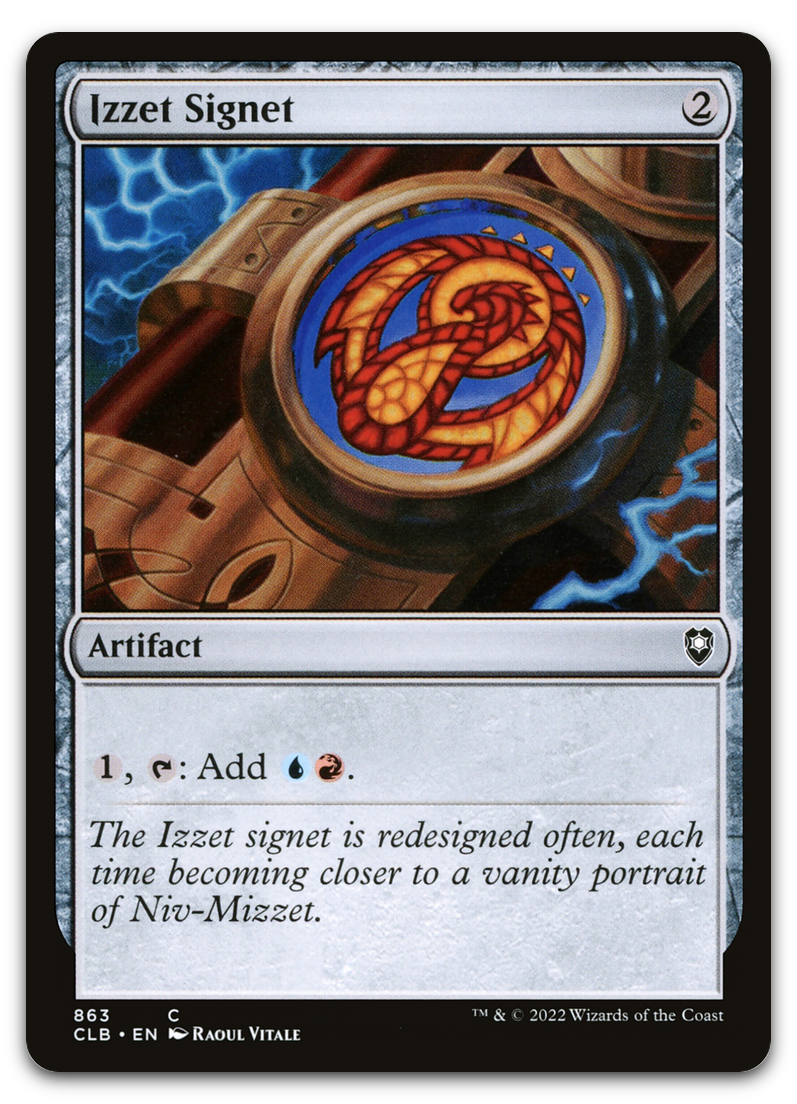 Izzet Signet (Commander Legends: Battle for Baldur's Gate)
