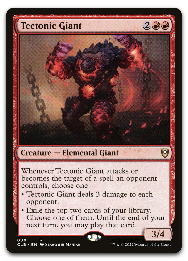 Tectonic Giant (Commander Legends: Battle for Baldur's Gate)