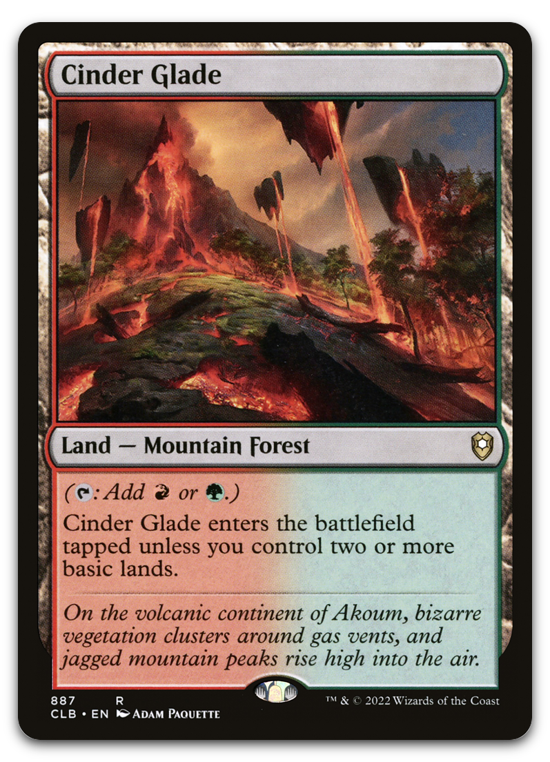 Cinder Glade (Commander Legends: Battle for Baldur's Gate)