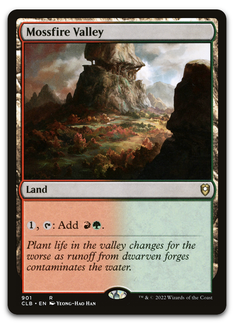 Mossfire Valley (Commander Legends: Battle for Baldur's Gate)