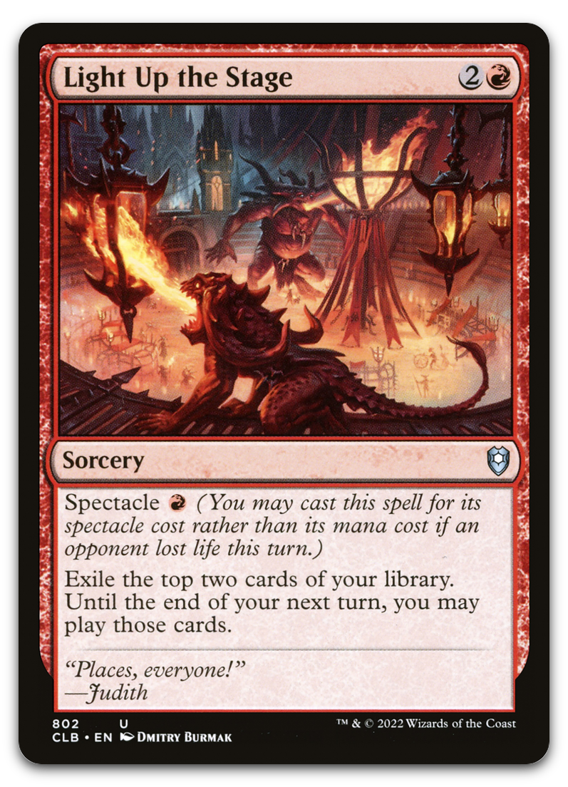 Light Up the Stage (Commander Legends: Battle for Baldur's Gate)