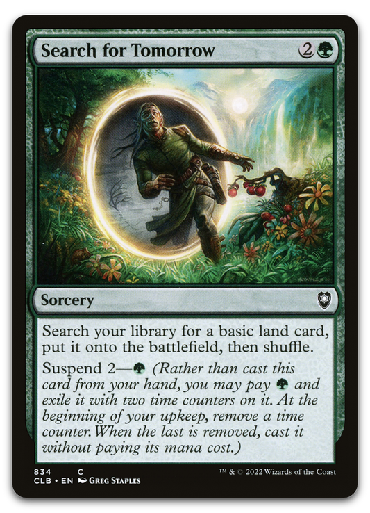 Search for Tomorrow (Commander Legends: Battle for Baldur's Gate)