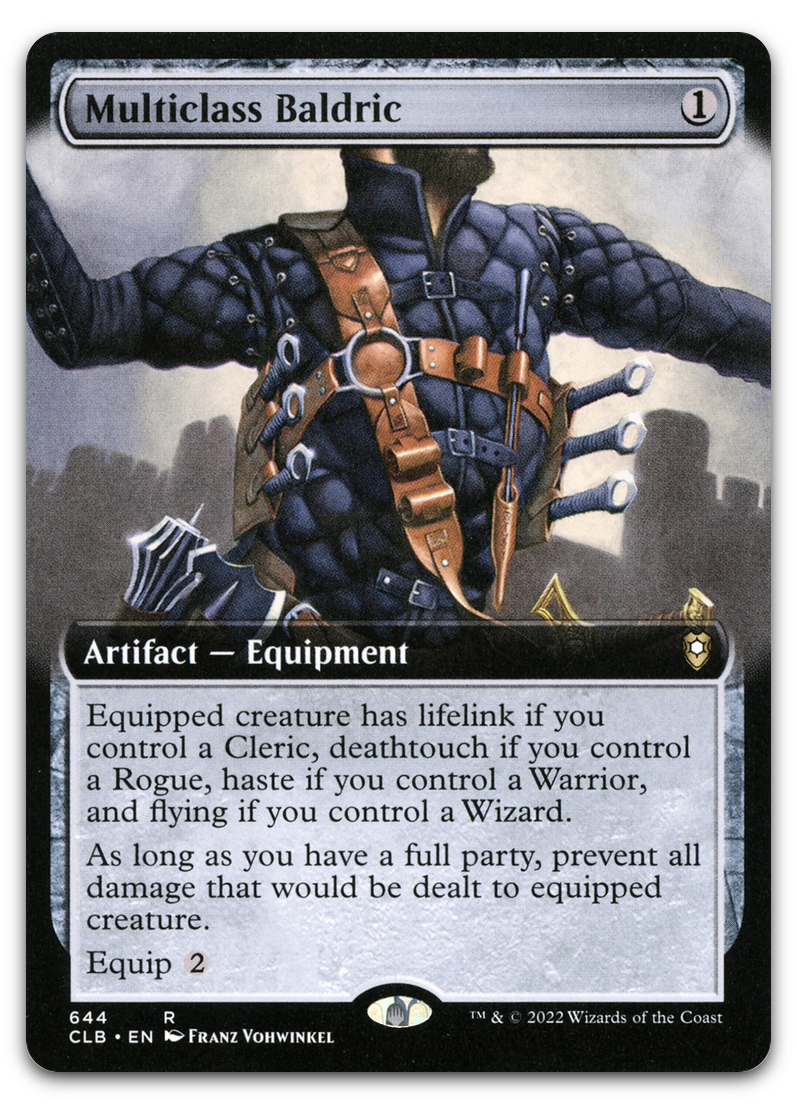 Multiclass Baldric (Extended Art) (Commander Legends: Battle for Baldur's Gate)