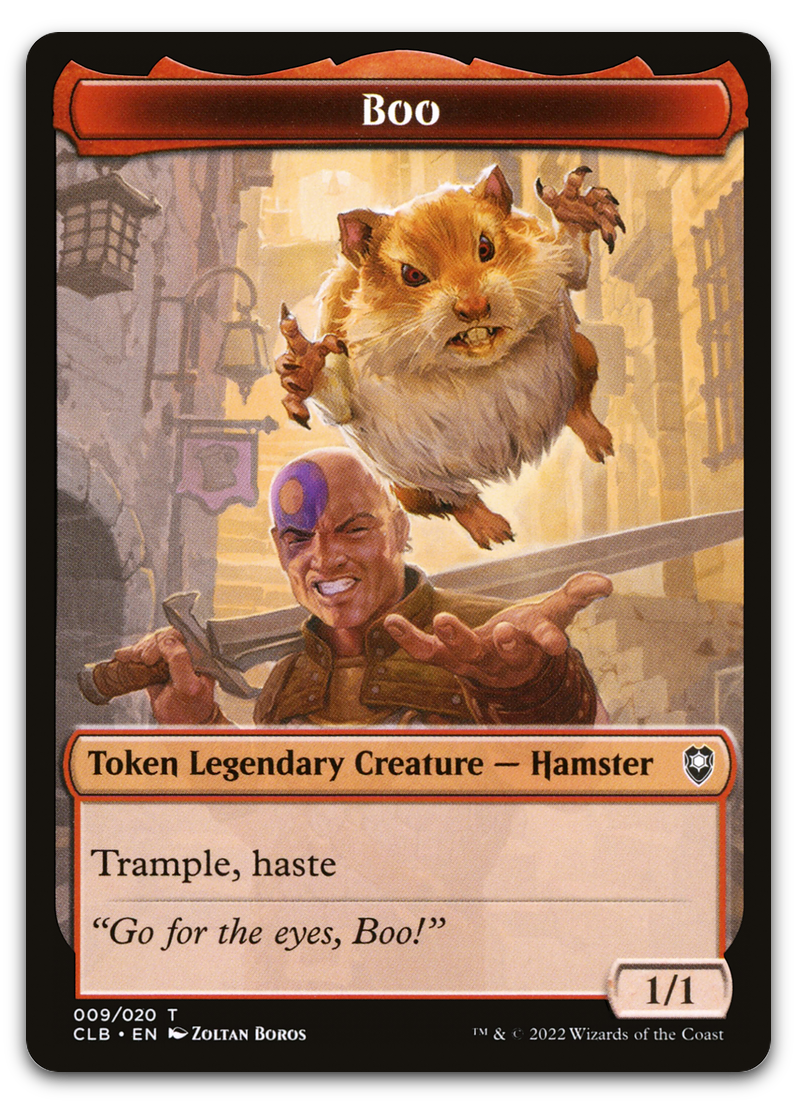 Boo Token (Commander Legends: Battle for Baldur's Gate)