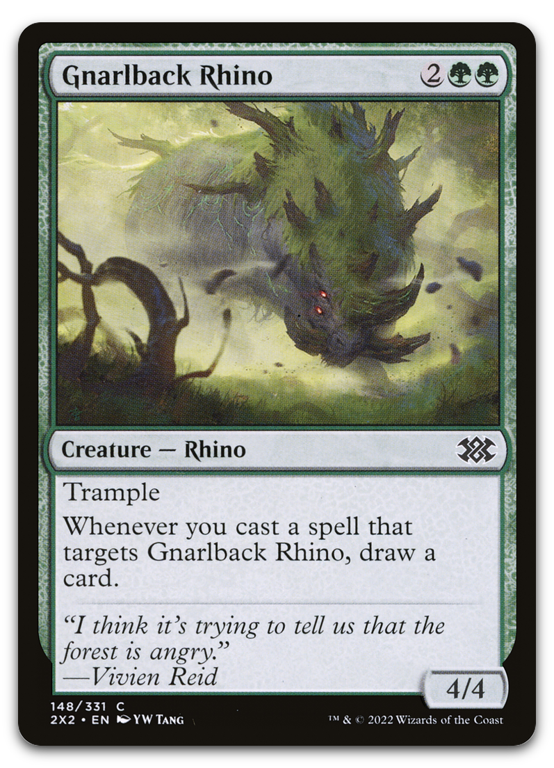 Gnarlback Rhino (Double Masters 2022)