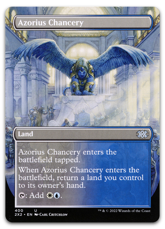 Azorius Chancery (Borderless) (Double Masters 2022)