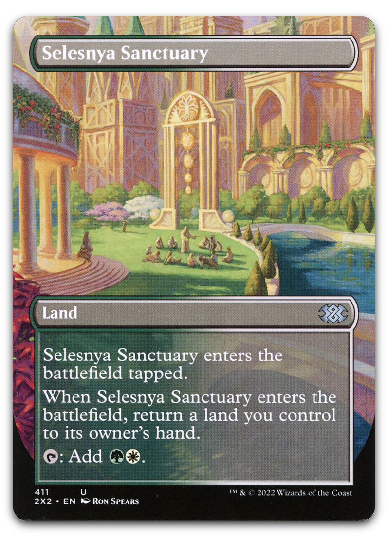 Selesnya Sanctuary (Borderless) (Double Masters 2022)