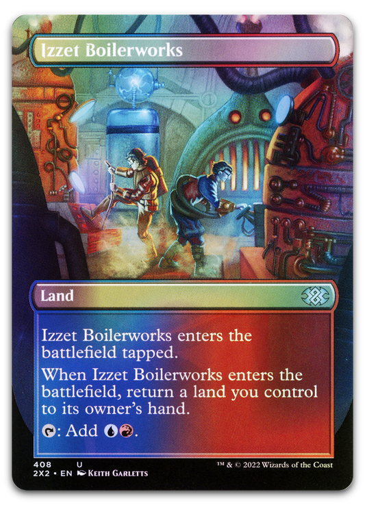 Izzet Boilerworks (Borderless) (Double Masters 2022)