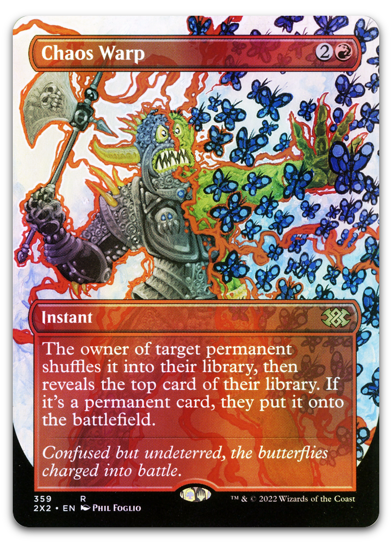 Chaos Warp (Borderless) (Double Masters 2022)
