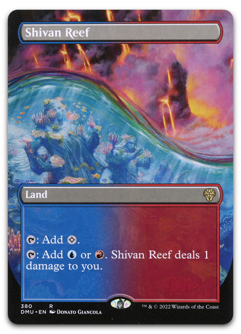 Shivan Reef (Borderless) (Dominaria United)