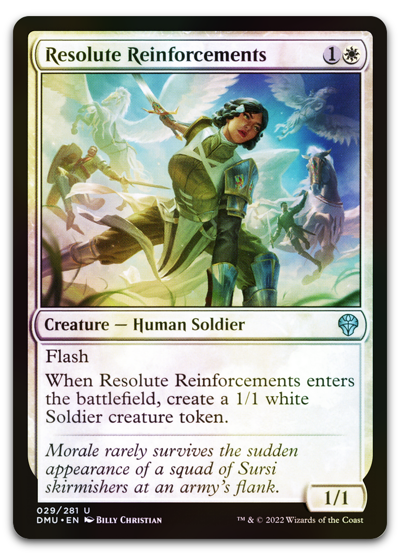 Resolute Reinforcements (Dominaria United)