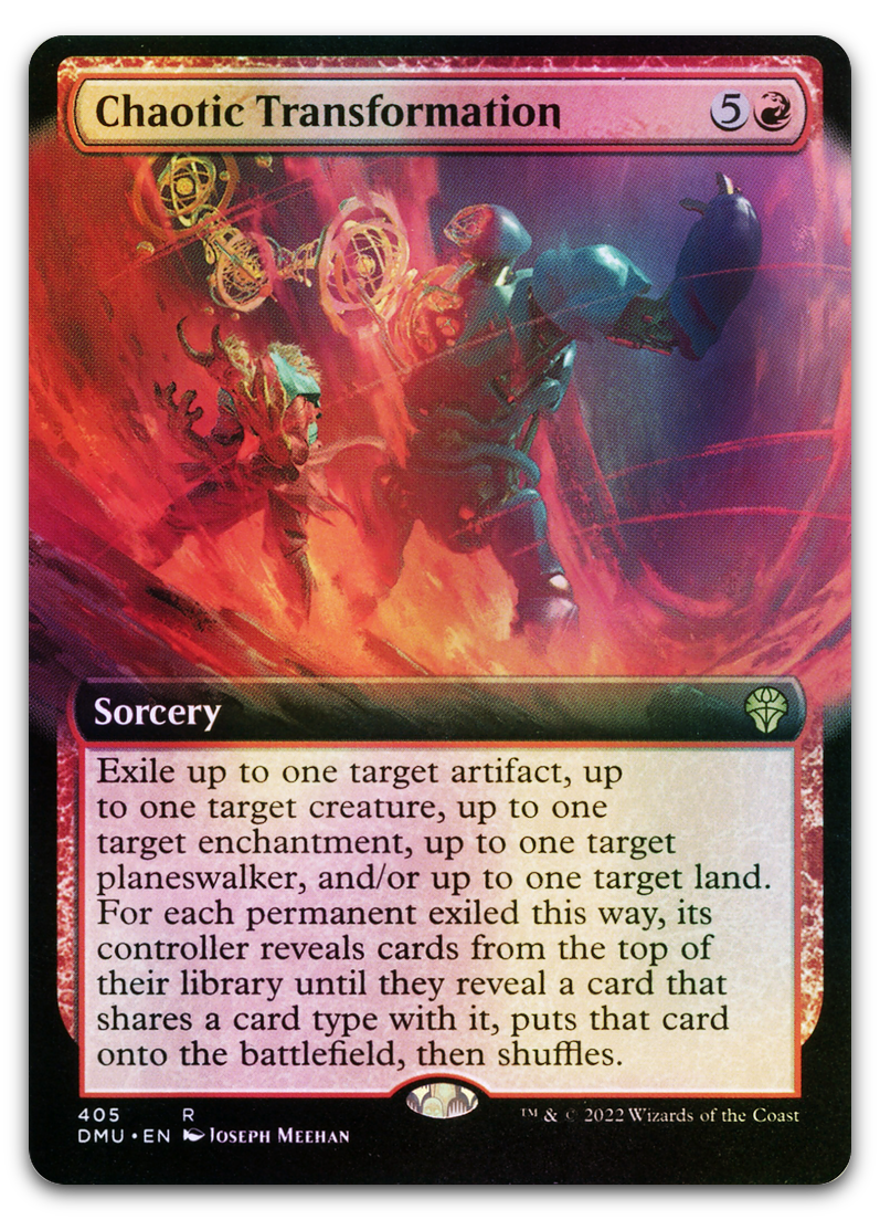 Chaotic Transformation (Extended Art) (Dominaria United)