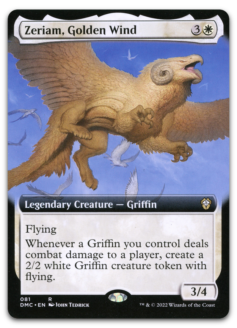 Zeriam, Golden Wind (Extended Art) (Commander: Dominaria United)