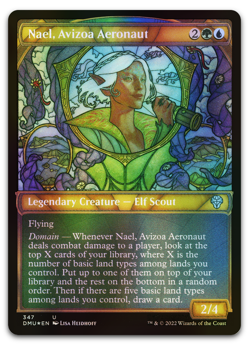 Nael, Avizoa Aeronaut (Textured Foil) (Dominaria United)