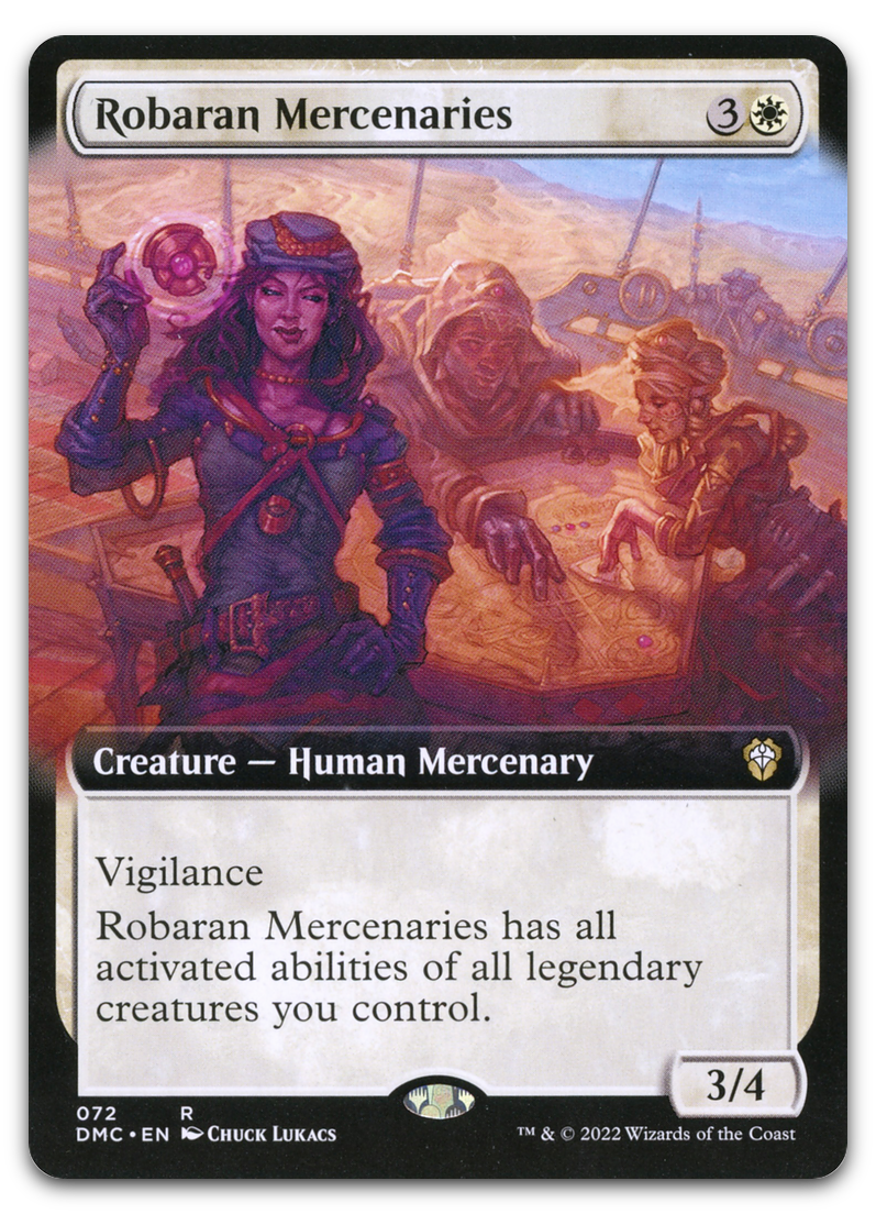 Robaran Mercenaries (Extended Art) (Commander: Dominaria United)