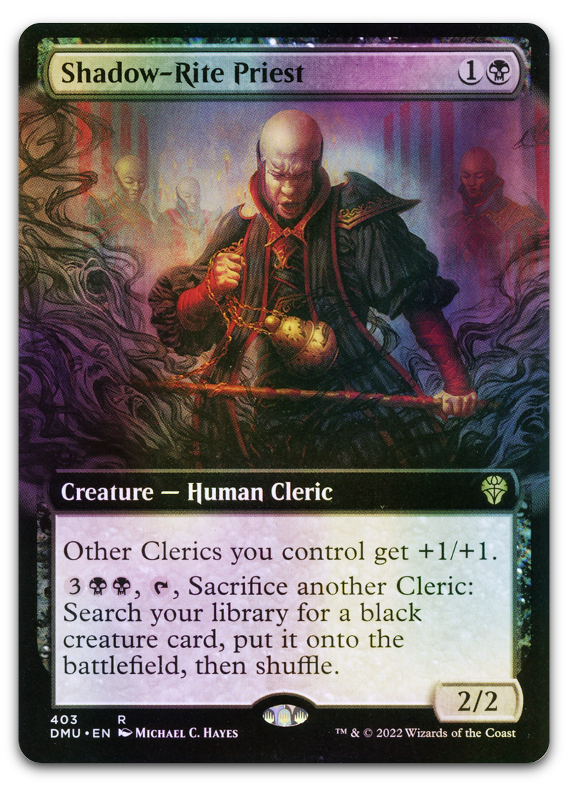 Shadow-Rite Priest (Extended Art) (Dominaria United)