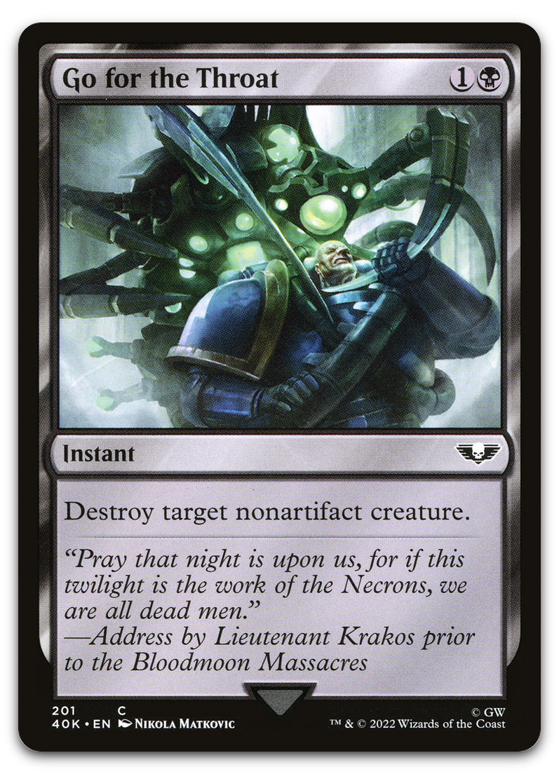 Go for the Throat (Universes Beyond: Warhammer 40,000)