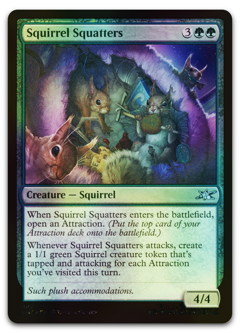 Squirrel Squatters (Galaxy Foil) (Unfinity)