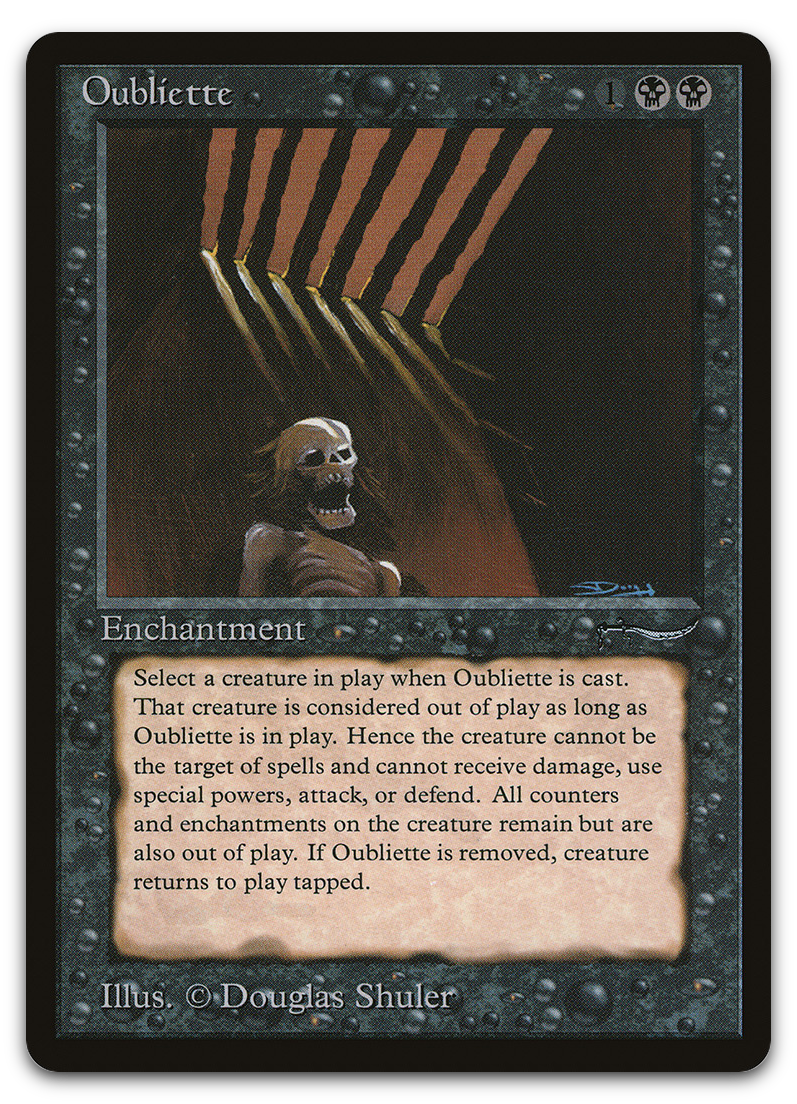 Oubliette (Arabian Nights) – Cardsurfer Games