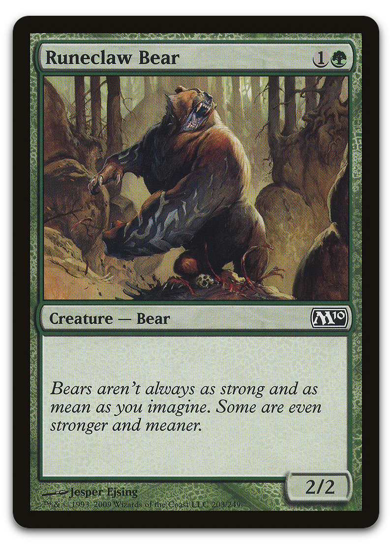 Runeclaw Bear (Magic 2010 (M10))