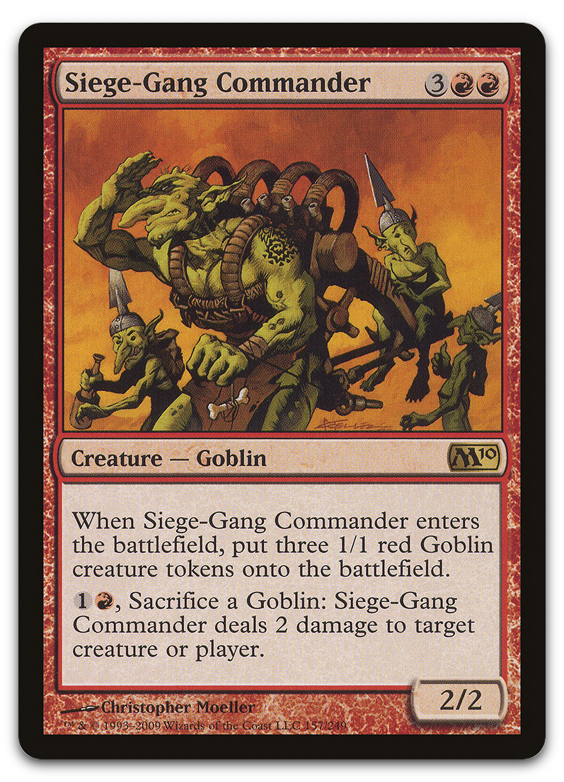 Siege-Gang Commander (Magic 2010 (M10))