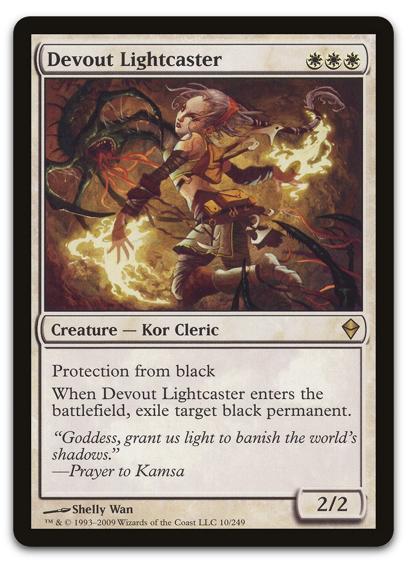 Devout Lightcaster (Zendikar)