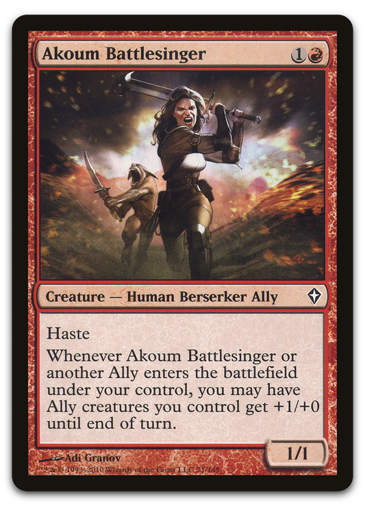 Akoum Battlesinger (Worldwake)
