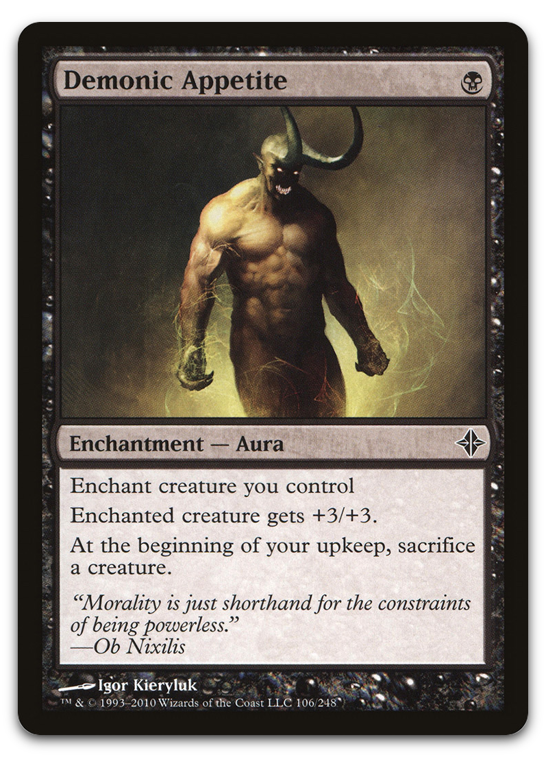 Demonic Appetite (Rise of the Eldrazi)