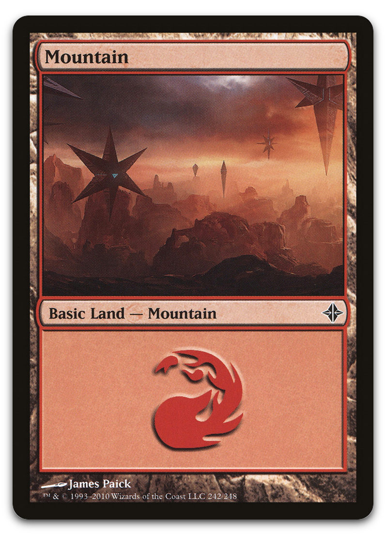 Mountain (242) (Rise of the Eldrazi)