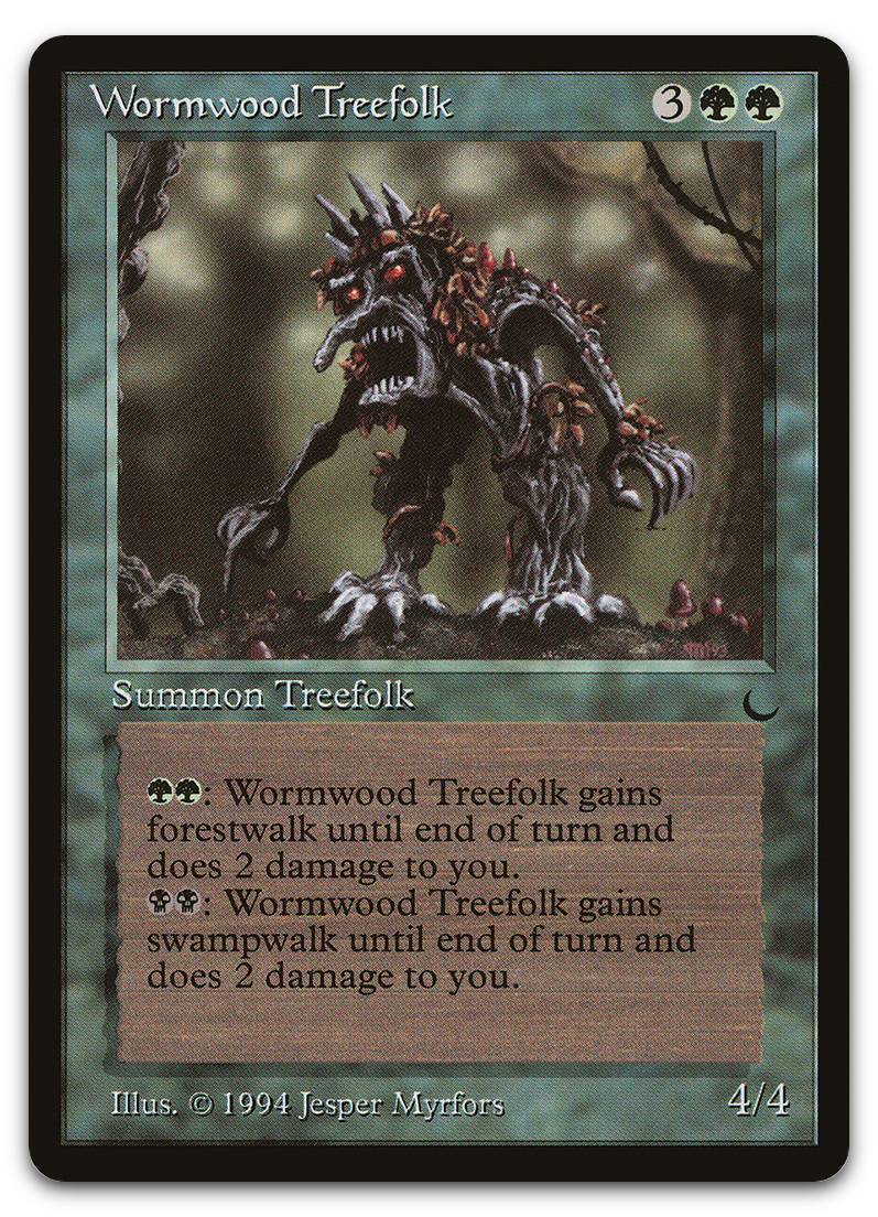 Wormwood Treefolk (The Dark)