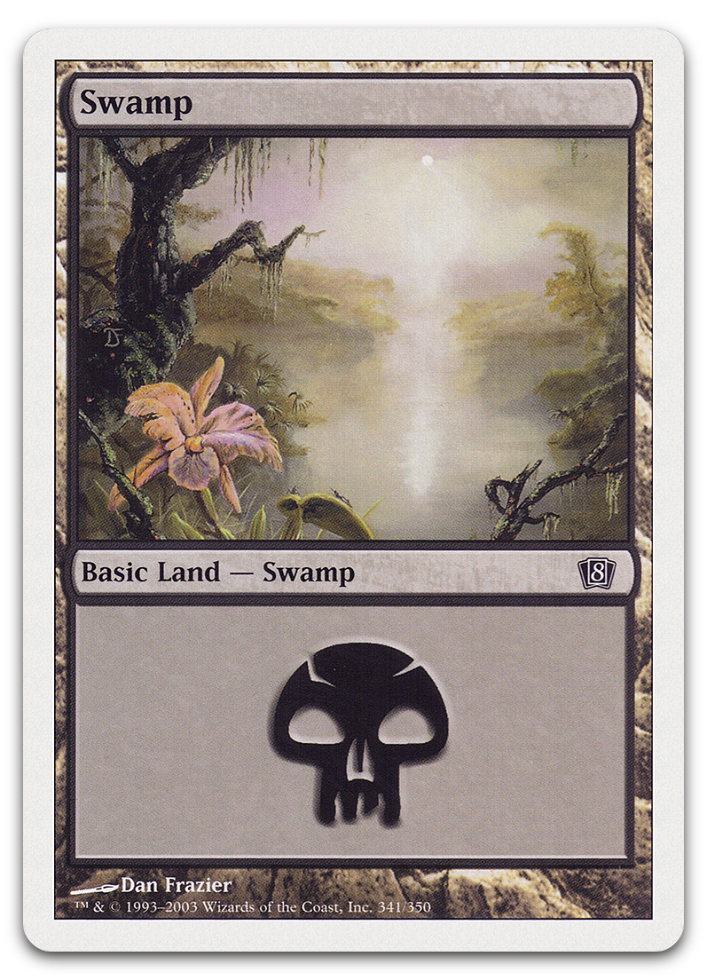 Swamp (341) (8th Edition)