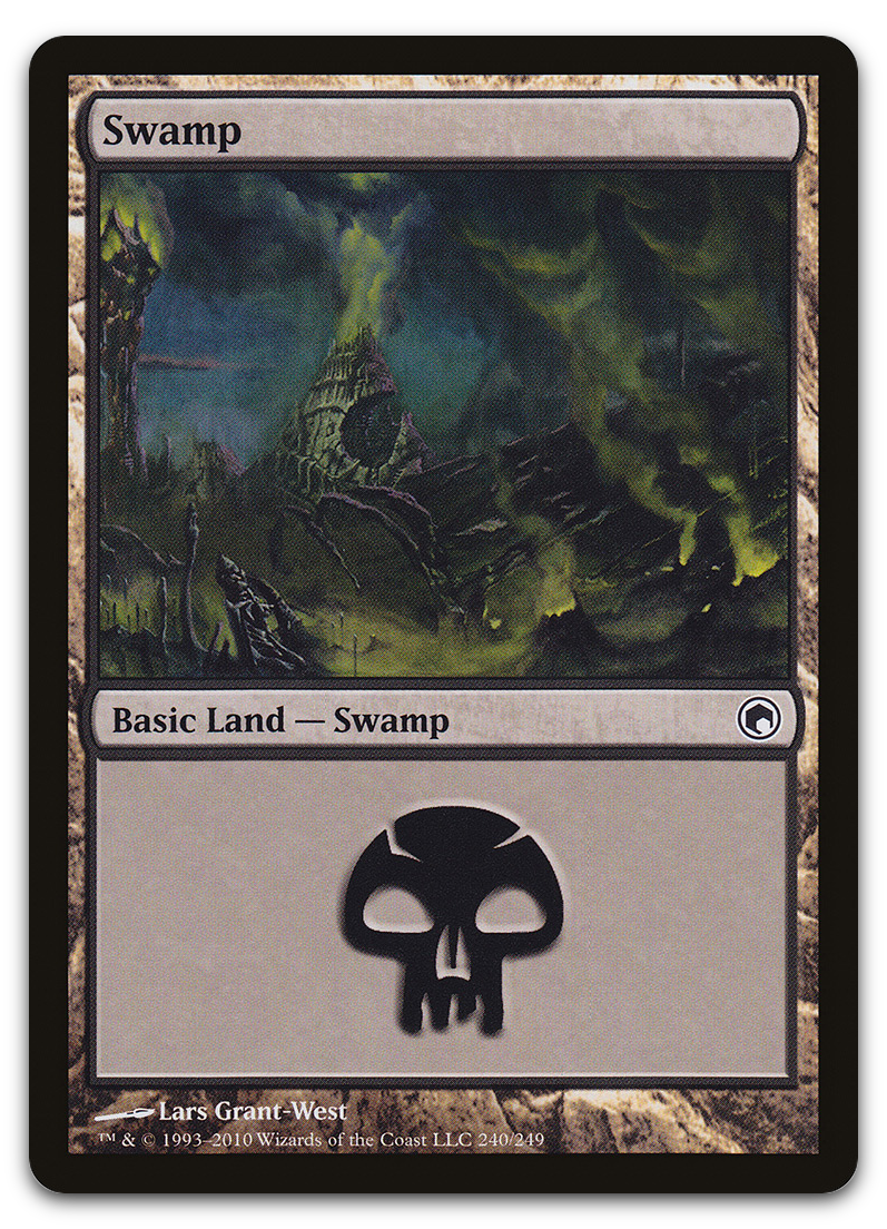 Swamp (240) (Scars of Mirrodin)