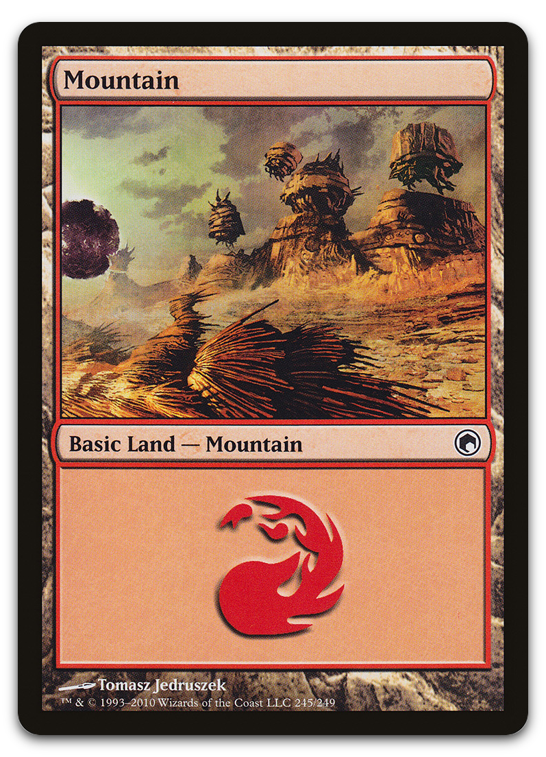 Mountain (245) (Scars of Mirrodin)