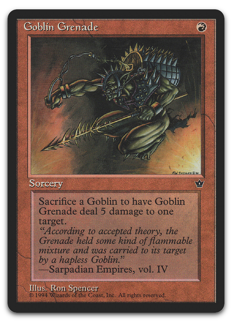 Goblin Grenade (Spencer) (Fallen Empires)