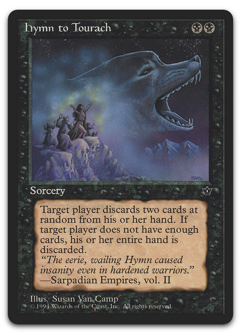 Hymn to Tourach (Van Camp) (Fallen Empires)