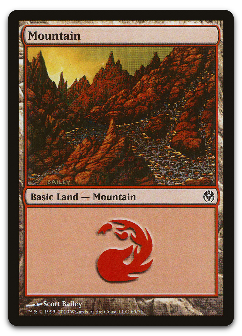 Mountain (69) (Duel Decks: Phyrexia vs. the Coalition)