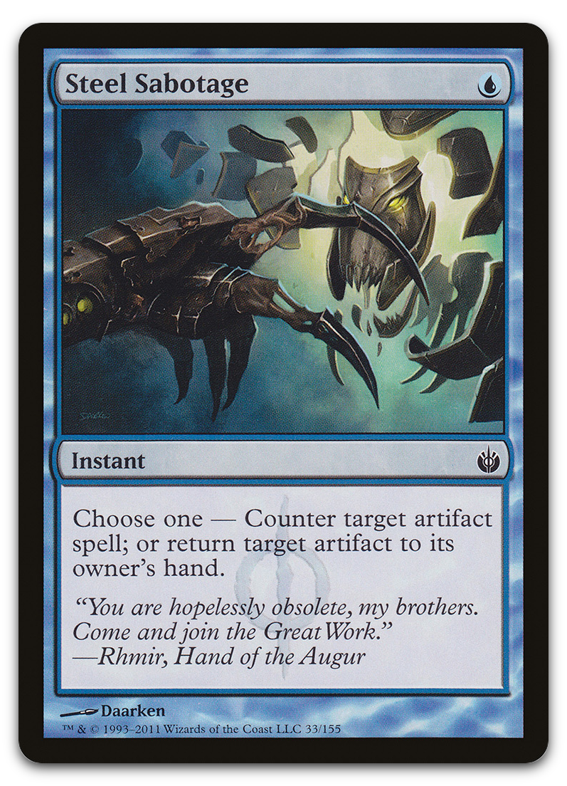 Steel Sabotage (Mirrodin Besieged)