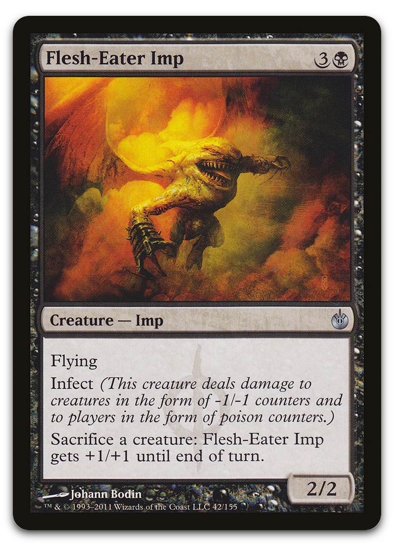 Flesh-Eater Imp (Mirrodin Besieged)