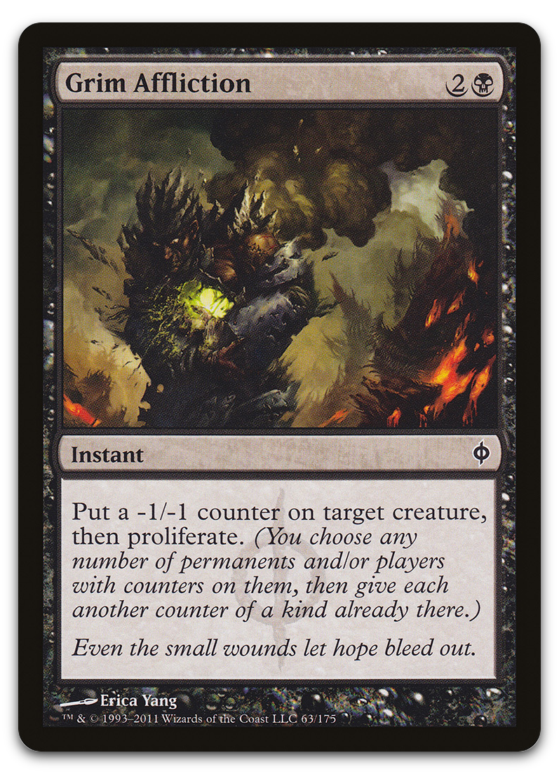 Grim Affliction (New Phyrexia)