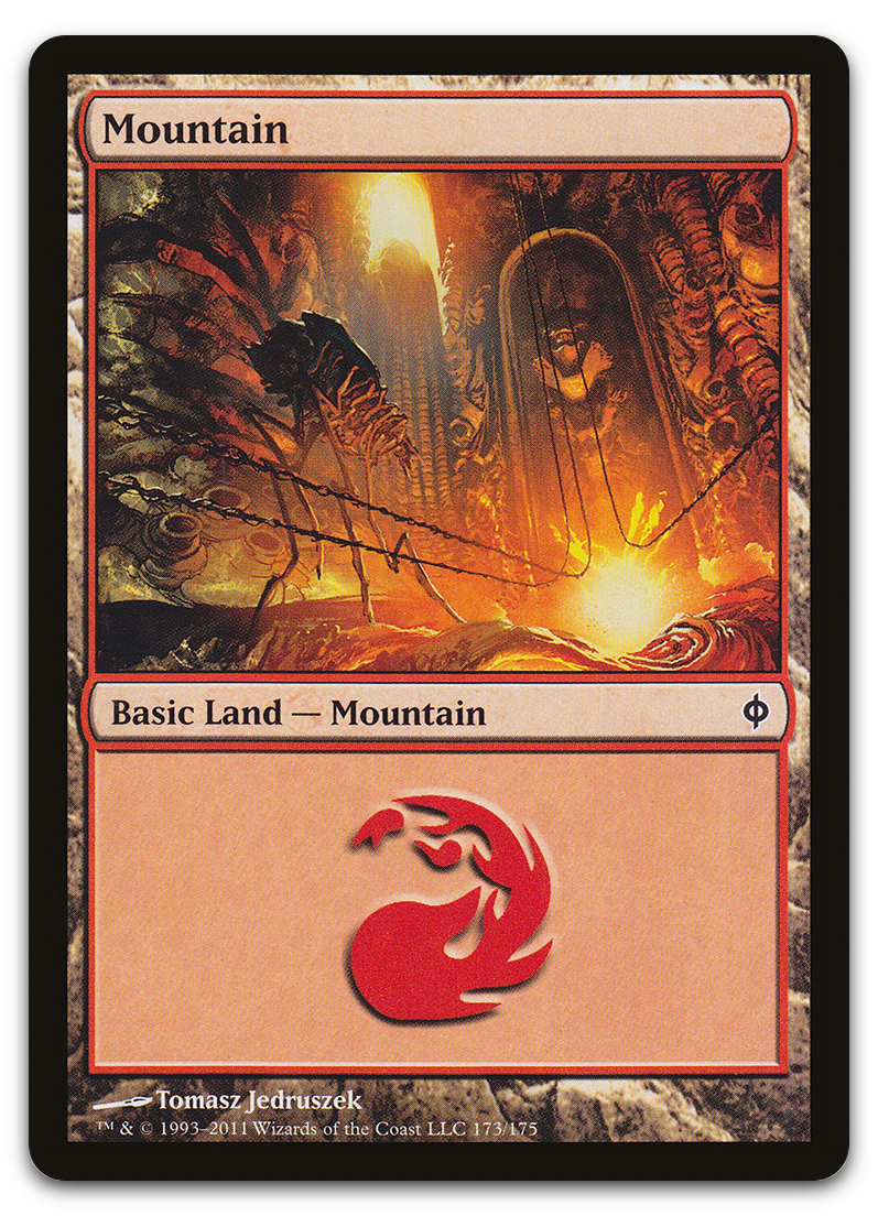Mountain (173) (New Phyrexia)
